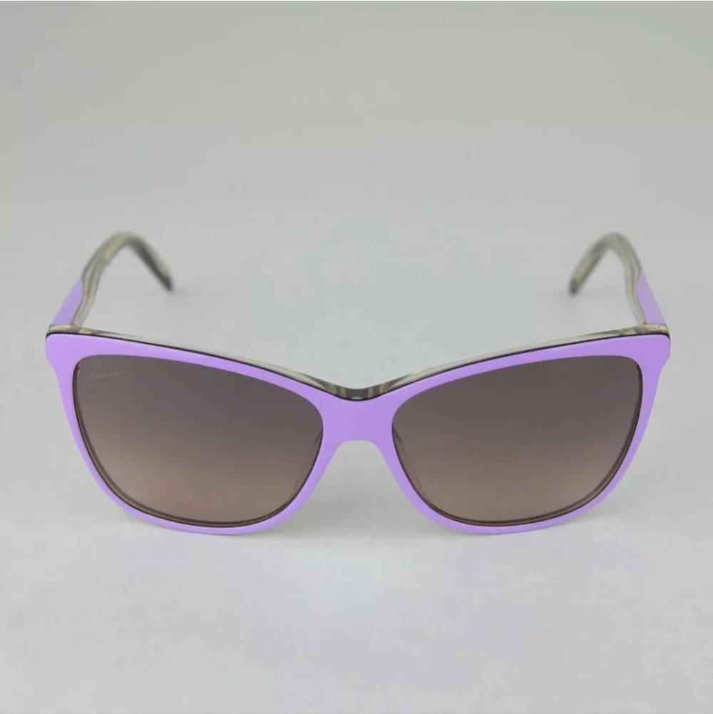 NWT GUCCI Lilac Acetate Sunglasses with Interlocking GG, Beautiful! - Picture 2 of 8